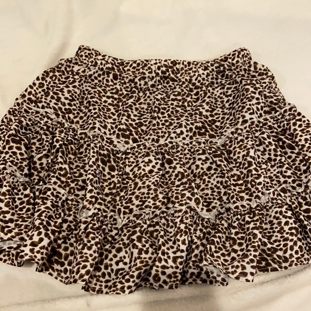 cheetah print skirt